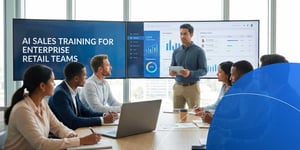 AI Sales Training for Enterprise Retail Teams office presentation