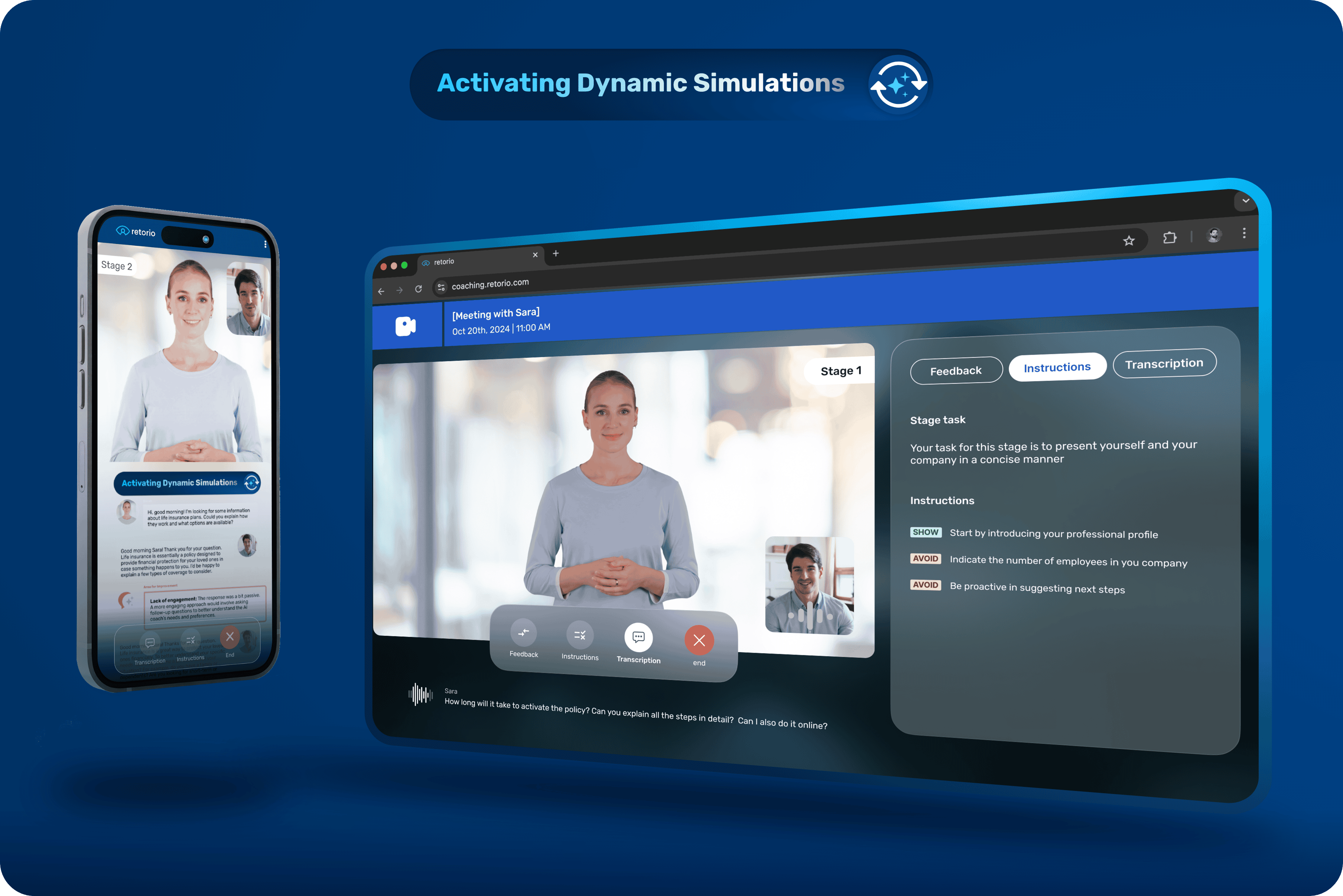 Retorio Dynamic AI Training Generator