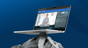 A macbook top of the mountain shows retorio's dashboard