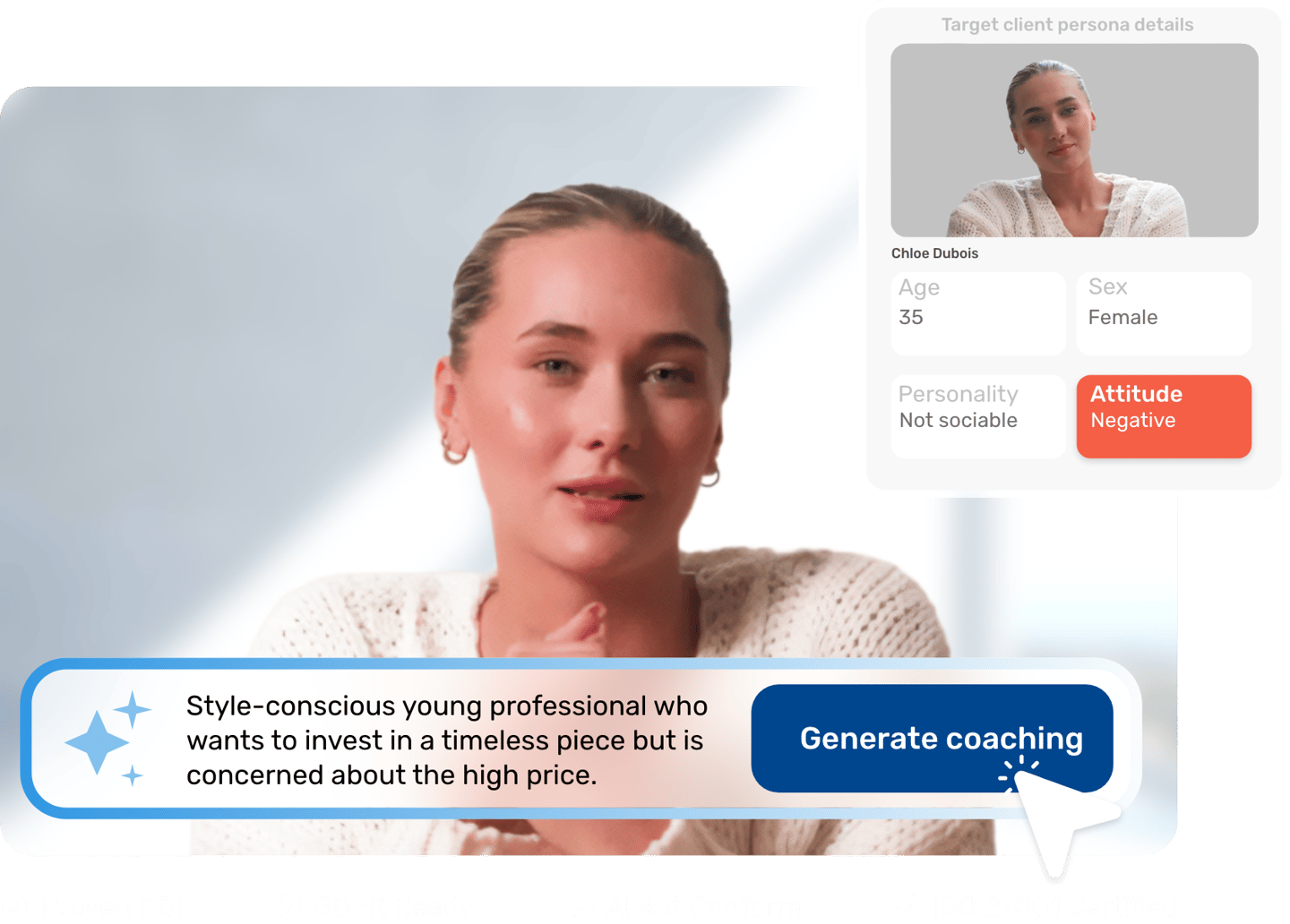 Retorio AI sales coaching platform: AI role-play with behavioral feedback
