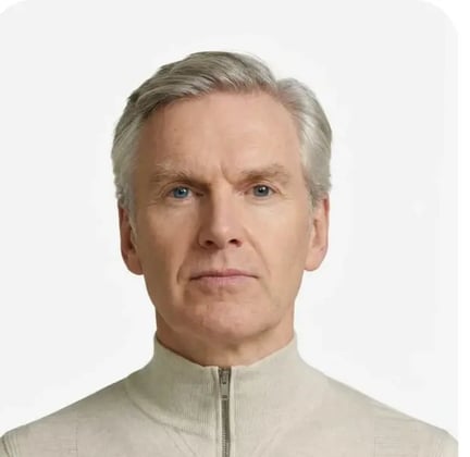 The generated persona, an avatar chosen from the gallery