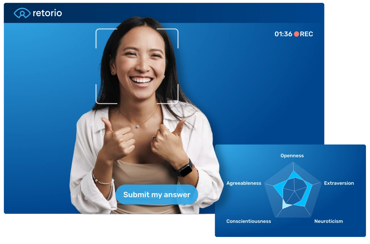 Hire the best talents for your culture with automated video interviews Retorio