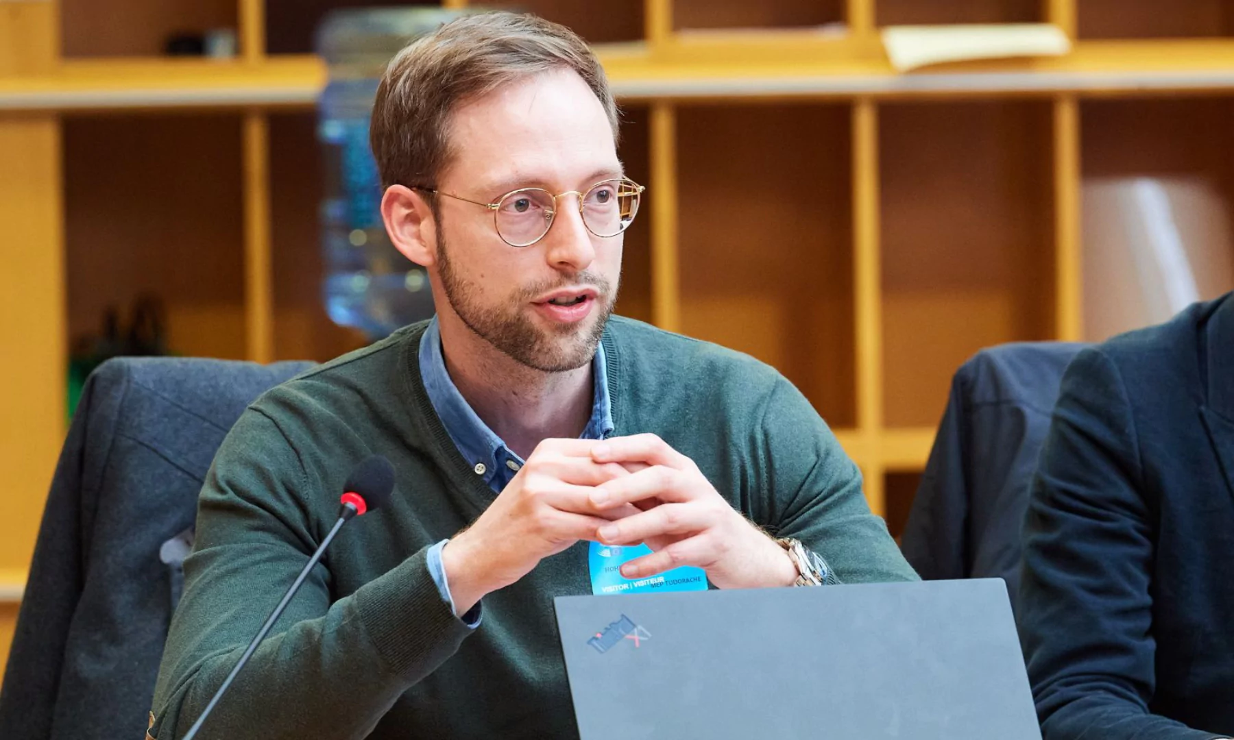 Christoph Hohenberger spoke at the AI and Data Ethics conference in Brussels in March 2023