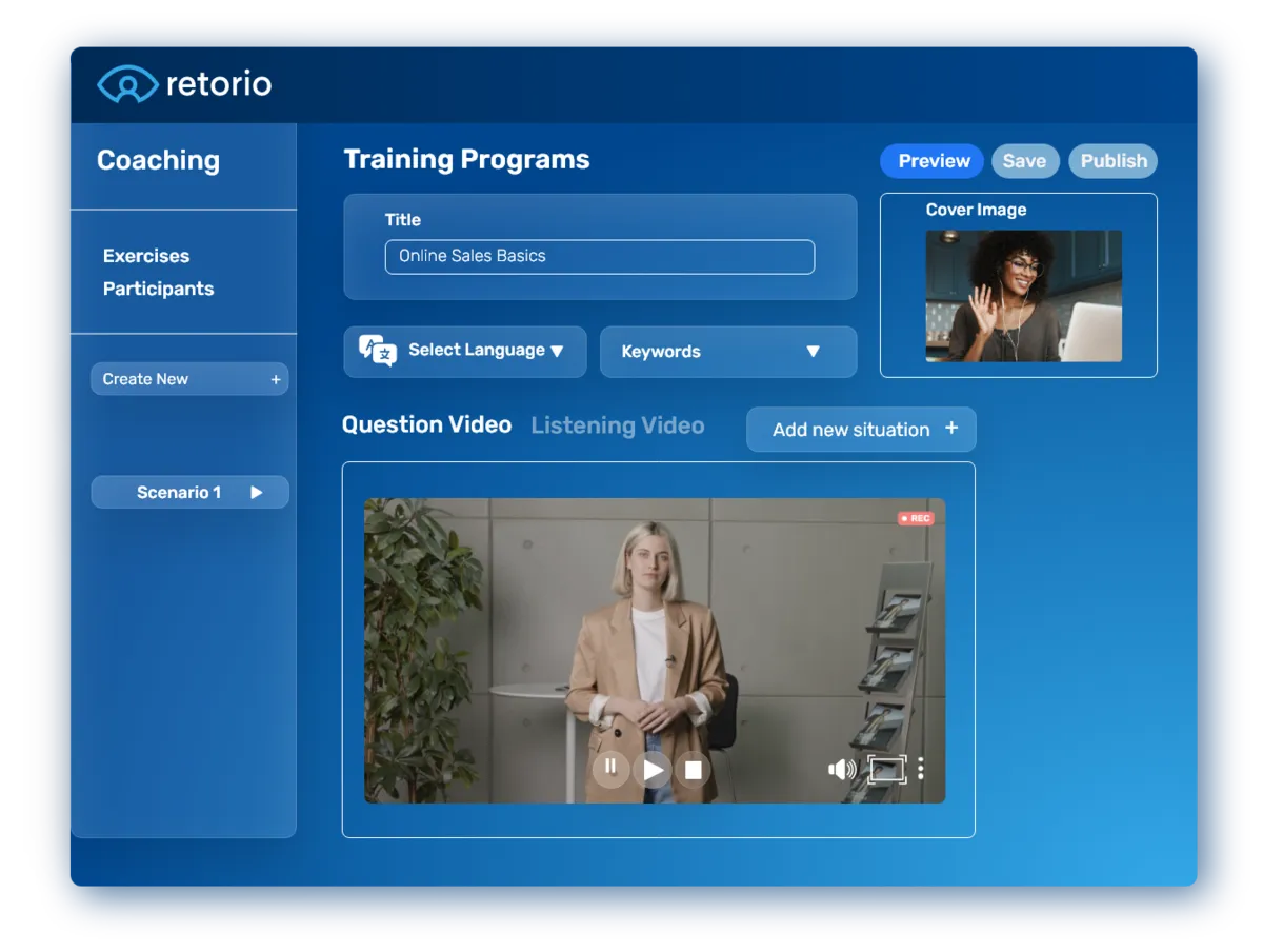 Retorio_Develop_screen