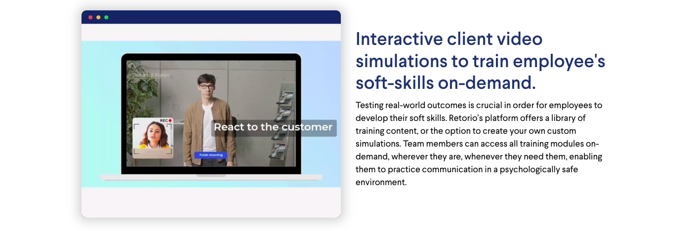 Interactive Client video simulations